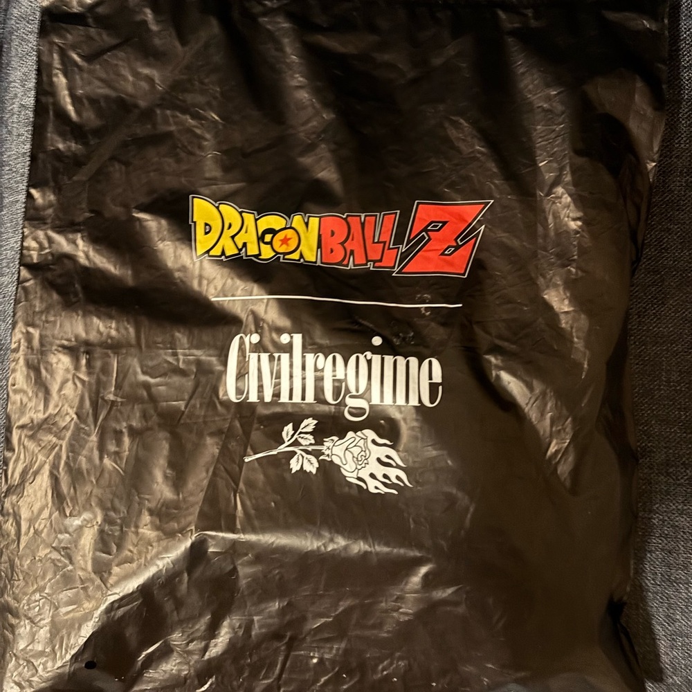Civil Regime DBZ Shenron & The Rose Men’s Mesh Black Shorts Size Small BNWT - Picture 2 of 14